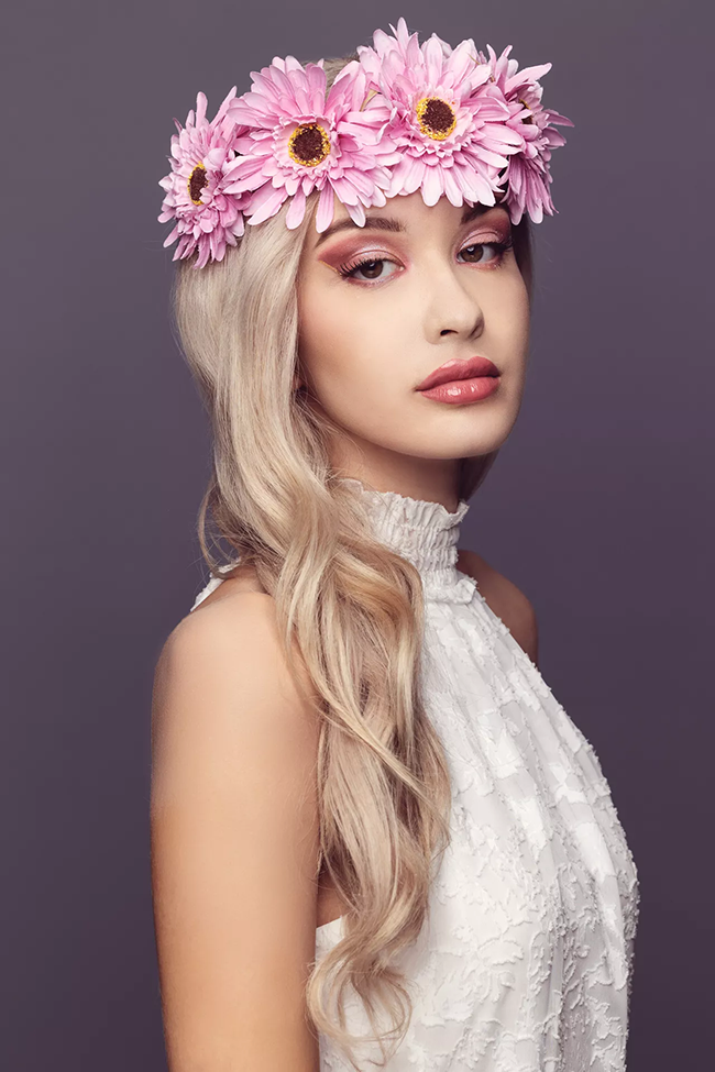Model geschminkt von MASTER-Makeup Artistin Melani